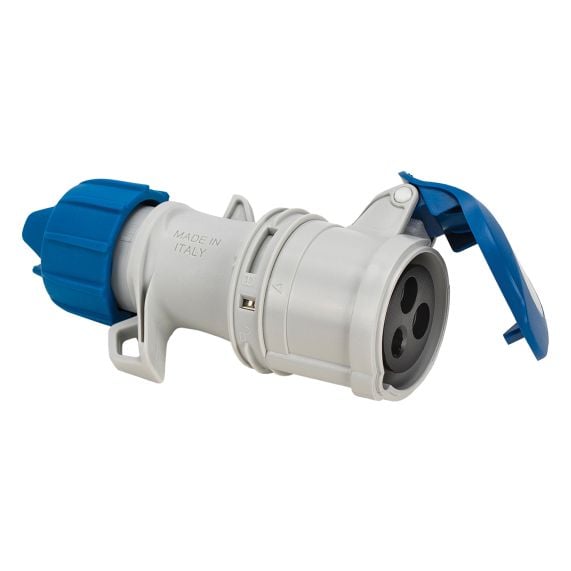 Presa Mobile 2P+T 16A 230V 6h IP54 Cablaggio a Vite - Immagine 1