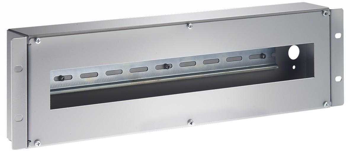 Contenitore Guida DIN 3U per Armadi 19'' Grigio - Immagine 1