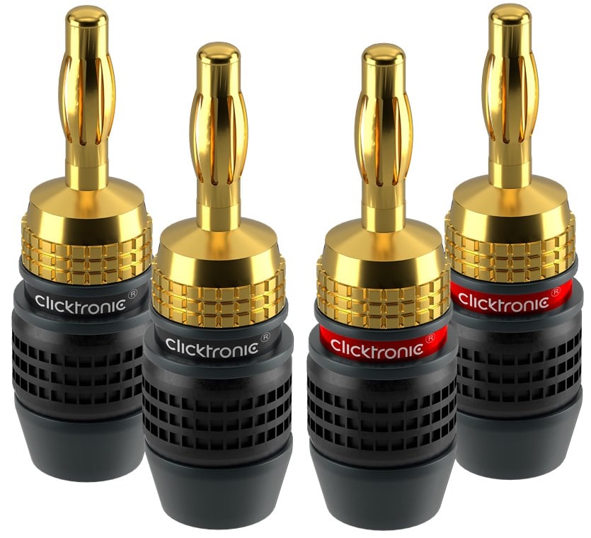 Connettore a Banana SimpleLock 6.0 mm² 2 coppie (2x2 connettori) - Immagine 1