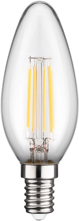 Lampadina LED Candela E14 Bianco Caldo 4W Filamento Classe E - Immagine 1