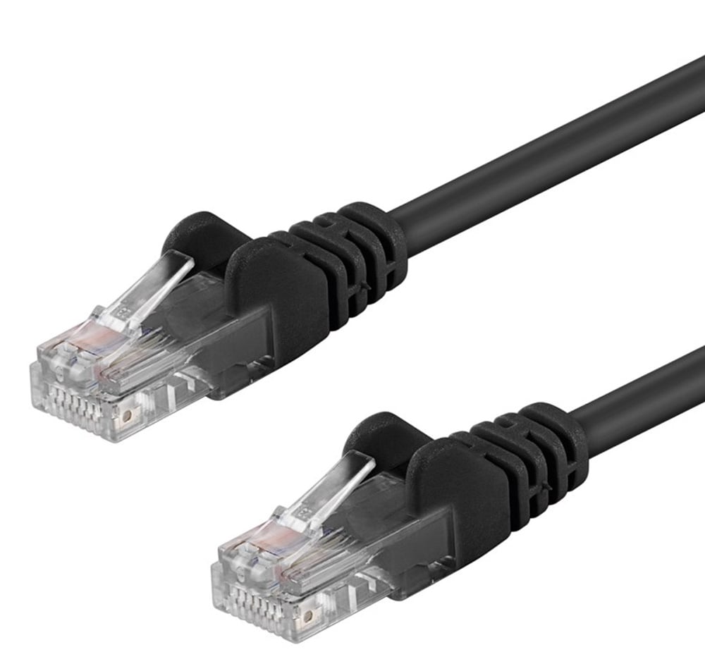Cavo di rete Patch CCA Cat. 5e Nero UTP 10m