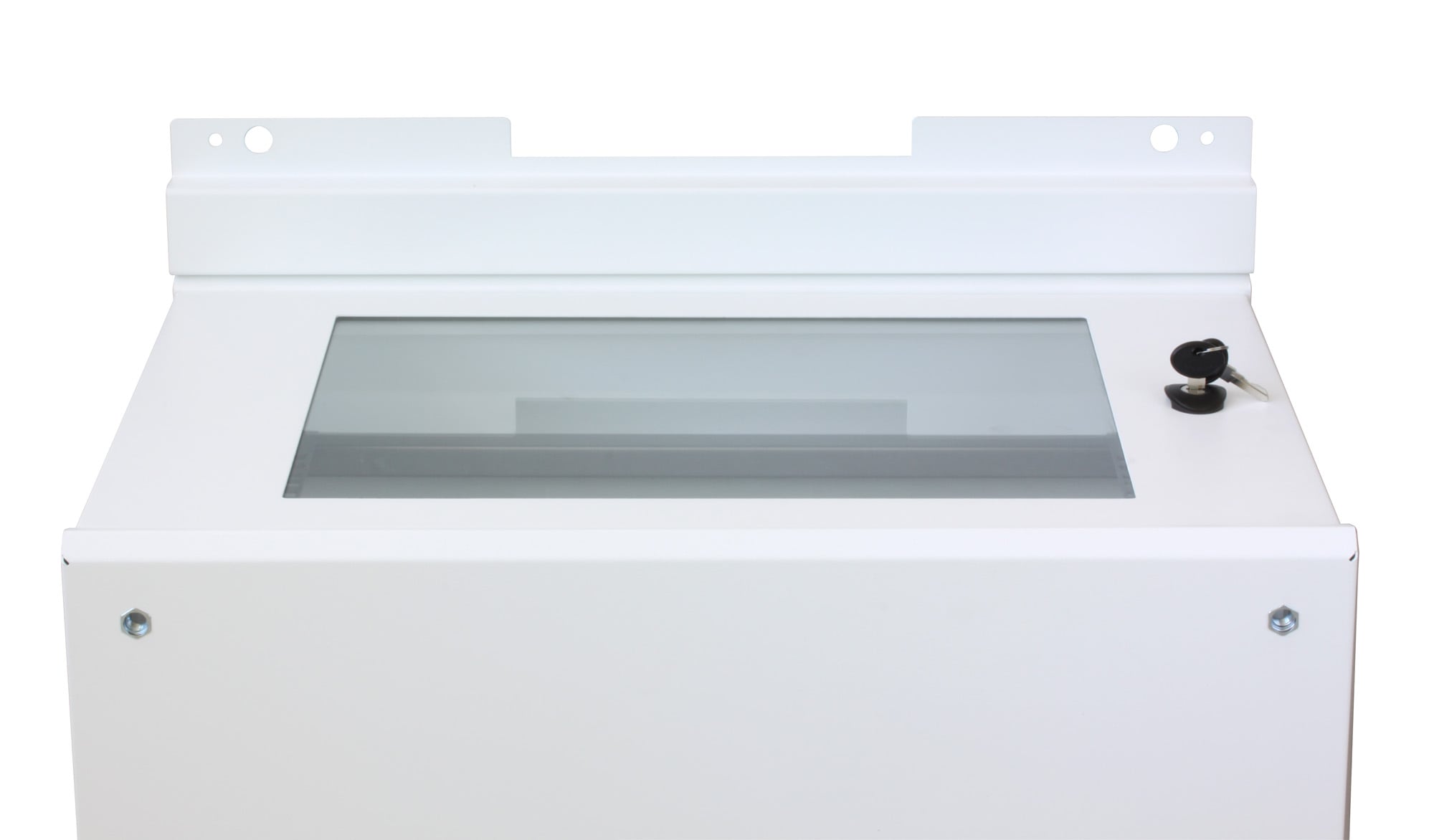 Staffe a Parete per Fissaggio Armadio Serie EE Bianco - Immagine 1