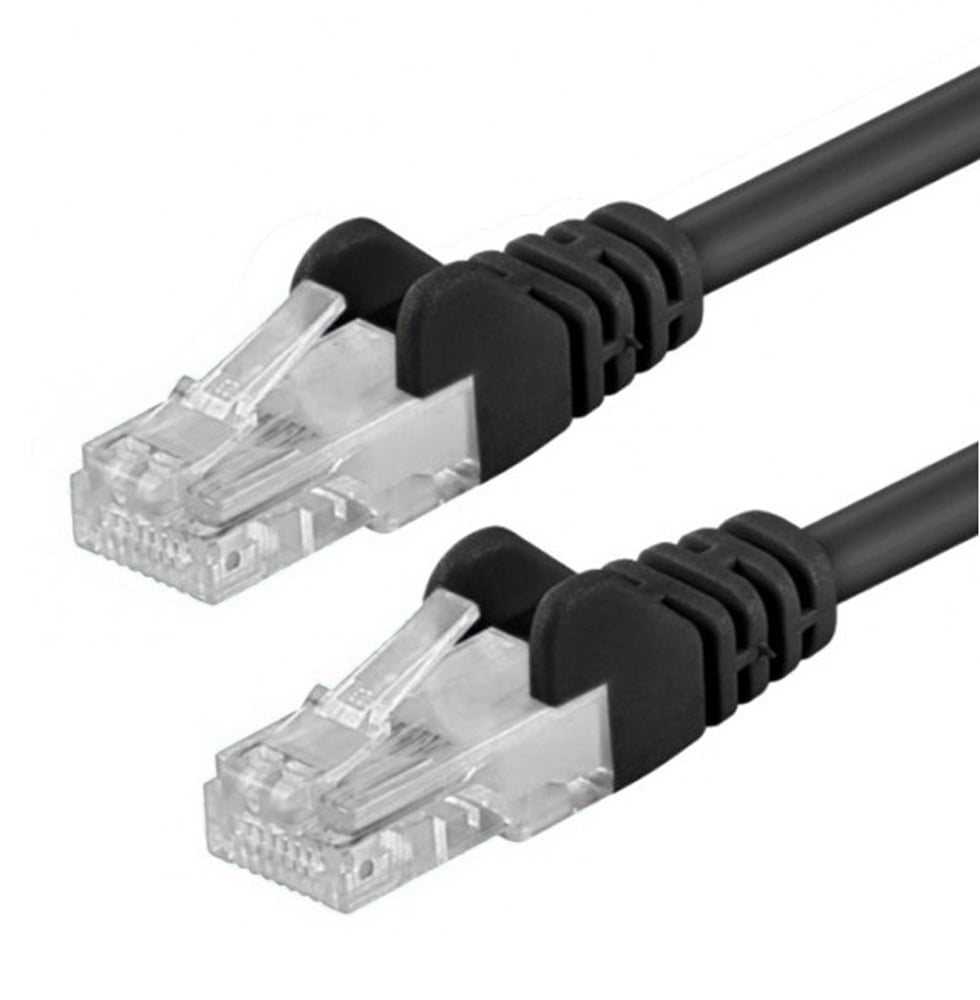 Cavo di rete Patch in Rame Cat. 5e Nero UTP 7,5 m - Immagine 1