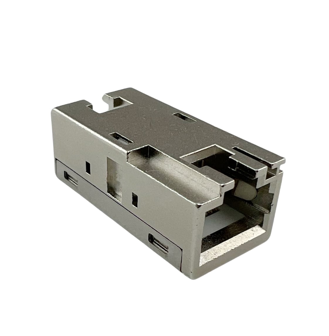 Accoppiatore RJ45 Cat6A 8P8C Femmina/ Femmina 10G STP Silver - Immagine 1