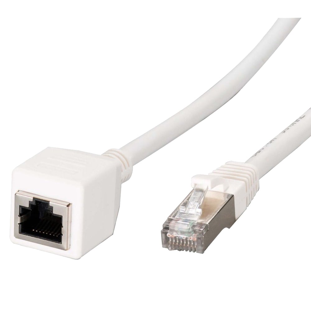 Cavo Patch RJ45 di Prolunga CAT 6A S/FTP AWG26 1m Bianco