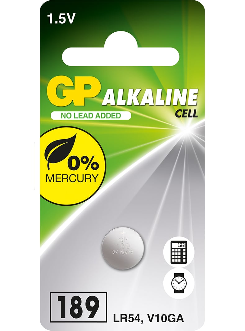 Blister 1 Batteria a bottone LR54 - Immagine 1