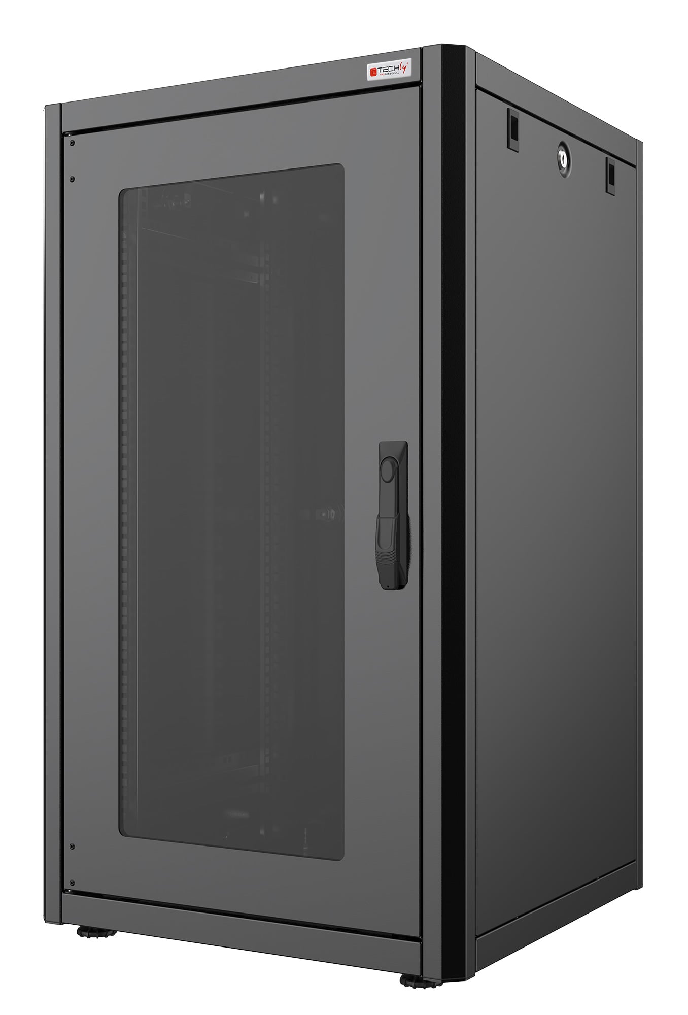 Armadio Rack 19'' 600x800 26 Unità Nero serie Easynet - Immagine 1