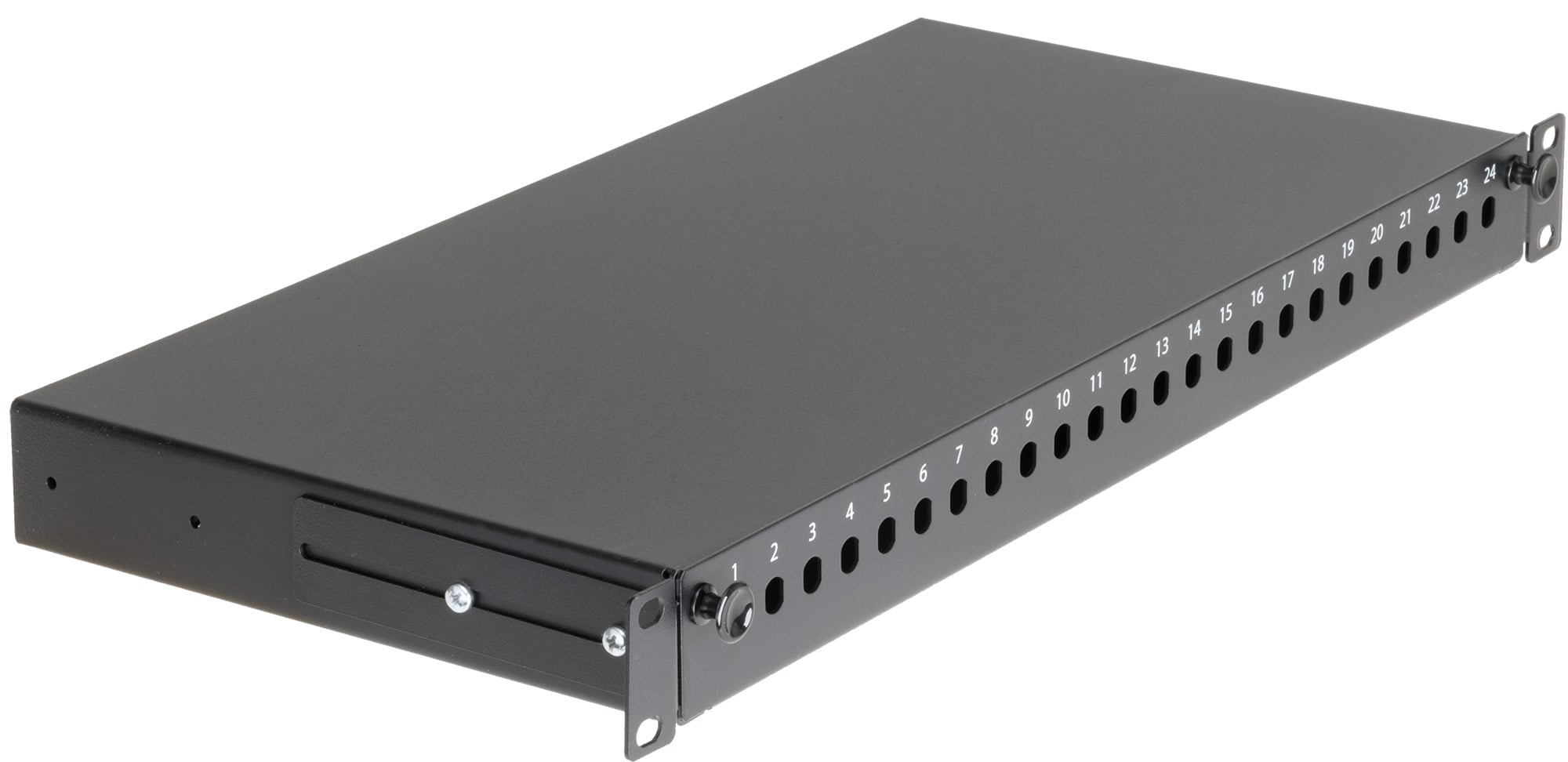 Cassetto Rack 19'' Fibra Ottica 24 Porte ST Simplex - Immagine 1