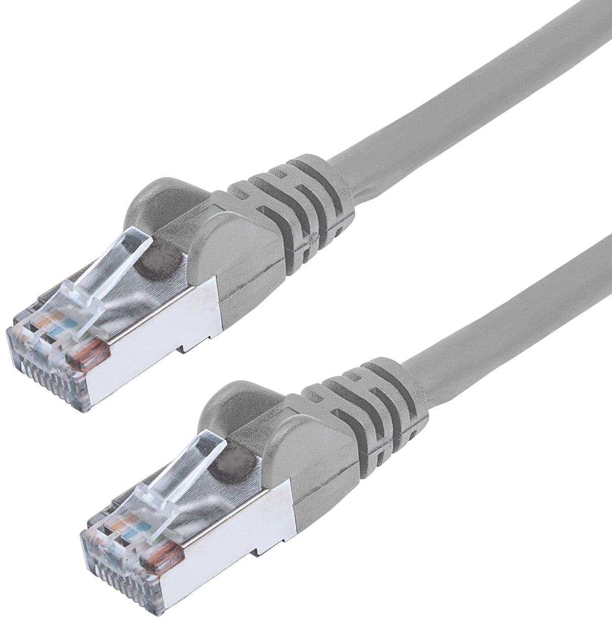 Cavo di rete Patch in Rame Schermato Cat. 5e Grigio F/UTP 5 m