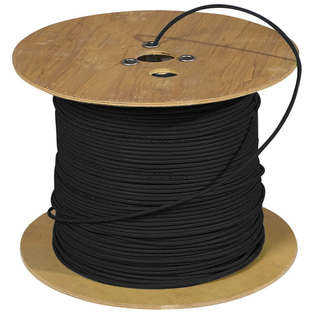 Cavo cat. 5E Rigido U/UTP Doppia Guaina PVC+PE in Matassa 500m Nero