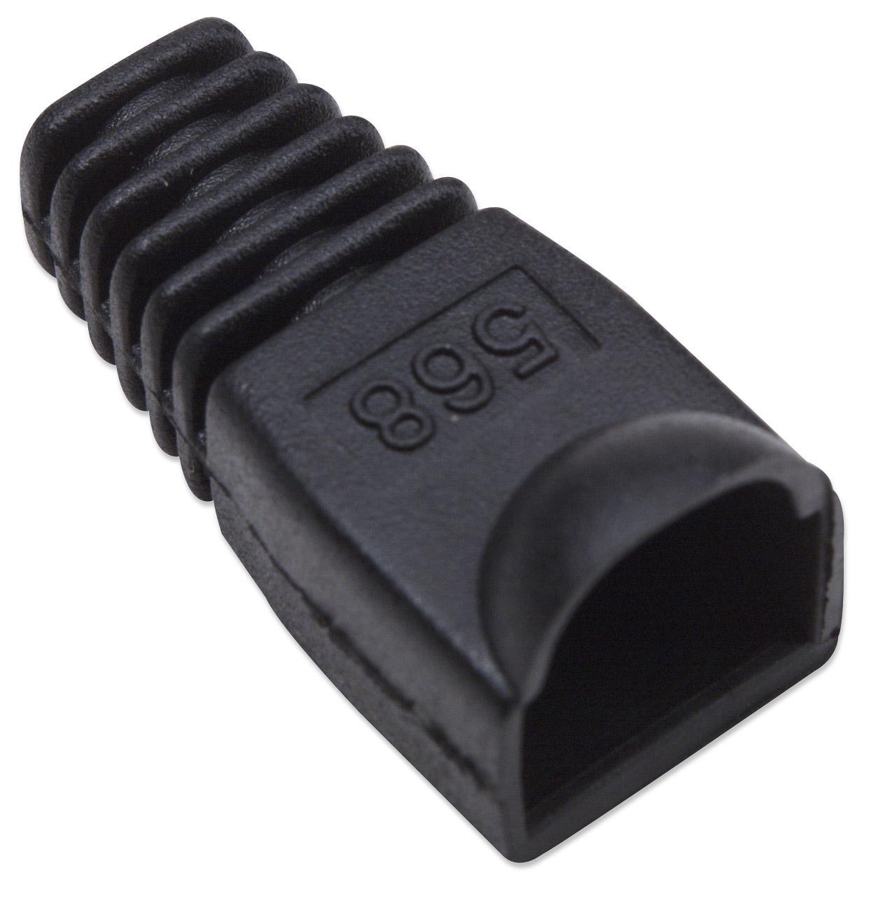 Copriconnettore per Plug RJ45 6.2mm Nero - Immagine 1