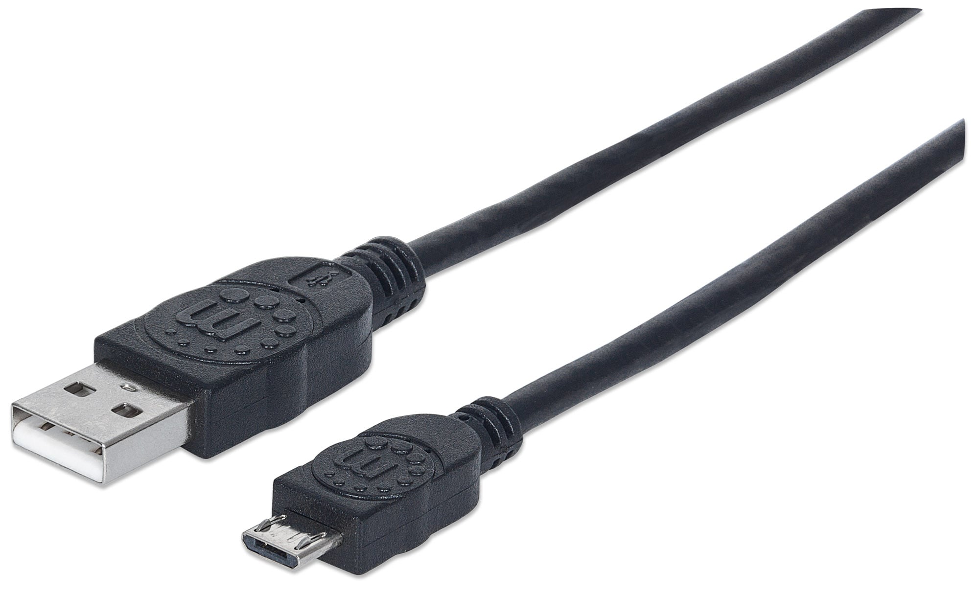 Cavo USB 2.0 A maschio/Micro B maschio 3 metri Nero - Immagine 1